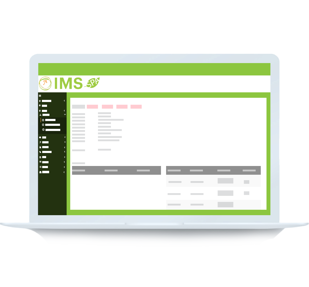 IMS Spa Software Booking View