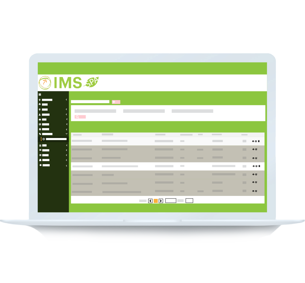 IMS Spa Software Commission View